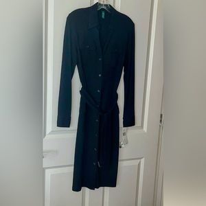 Ralph Lauren button down dress long sleeve NWT size small